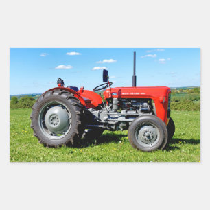 Adesivo Retangular trator Massey Ferguson 35
