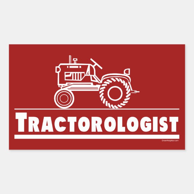 Adesivo Retangular Trator Ologist RED (Frente)