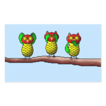 Três corujas sábias, ouça, veja e fale sem mau