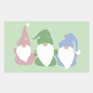 Adesivo Retangular Três Pequenos Gnomos