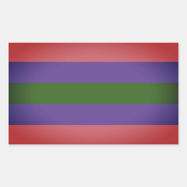 Adesivo Retangular Trigender Pride (Frente)