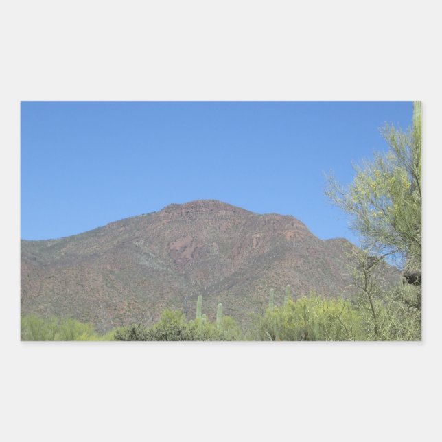 Adesivo Retangular Trilha de Apache Cênico (Frente)