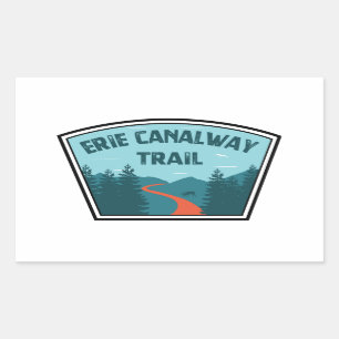 Adesivo Retangular Trilha Erie Canalway