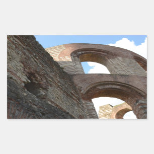 Adesivo Retangular Trim. Baths romano