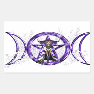 Adesivo Retangular Triple Moon Elf