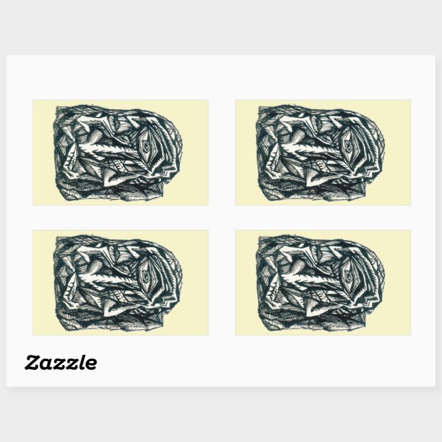 Adesivo Retangular Triumvirato (Folha)