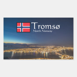 Adesivo Retangular Tromso Norway