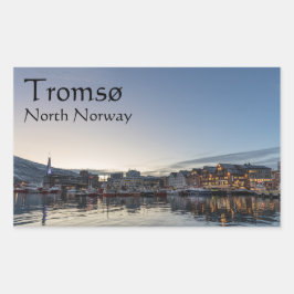 Adesivo Retangular Tromso Norway