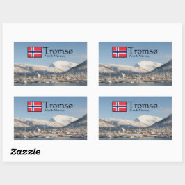 Adesivo Retangular Tromso Norway