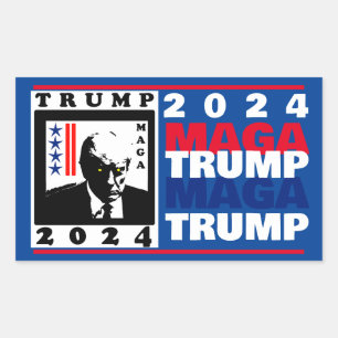 ADESIVO RETANGULAR TRUMP 2024 RWB