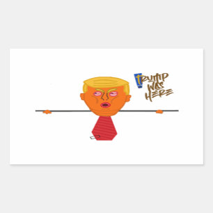 Adesivo Retangular Trump Dark
