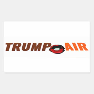 Adesivo Retangular Trump Hot Air Ultraje White