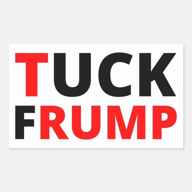 Adesivo Retangular Tuck Frump (Frente)
