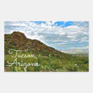 Adesivo Retangular Tucson, paisagem da arizona