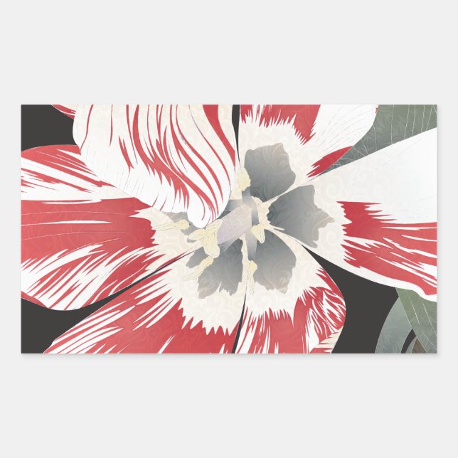 Adesivo Retangular Tulip Stickers (Frente)