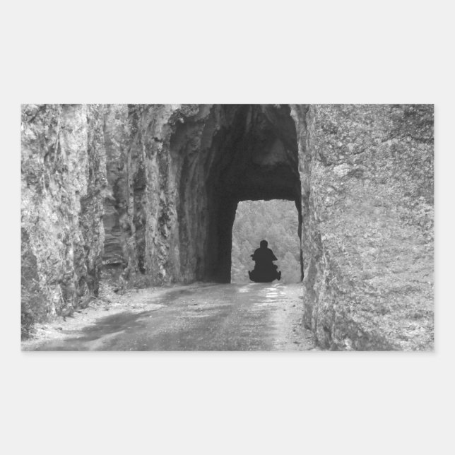 Adesivo Retangular Túnel de Estrada do Agulha (Frente)