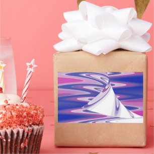 Adesivo Retangular Turbulência