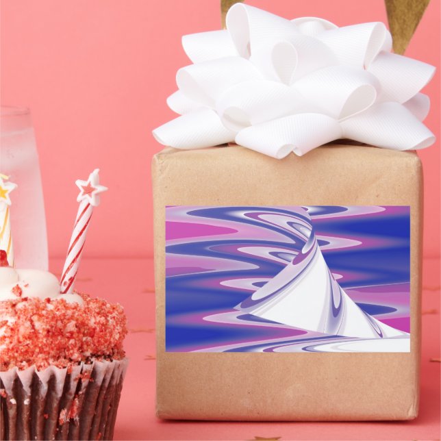 Adesivo Retangular Turbulência (Festa)