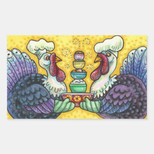 ADESIVO RETANGULAR TURQUIA E TODAS AS FIXINAS, ENGRAÇADOS OBRIGADOS À