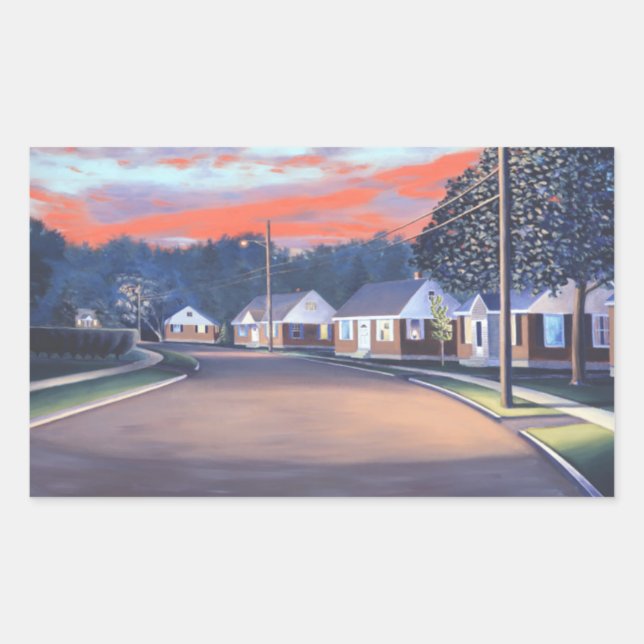 Adesivo Retangular Twilight Glow 1997 (Frente)