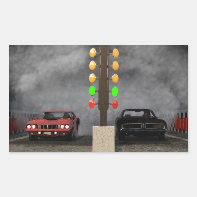 Adesivo Retangular Ultimate Mopar Showdown (Frente)