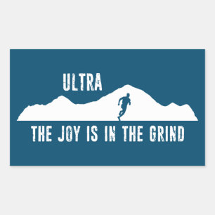 Adesivo Retangular Ultra, A Alegria Está No Grind