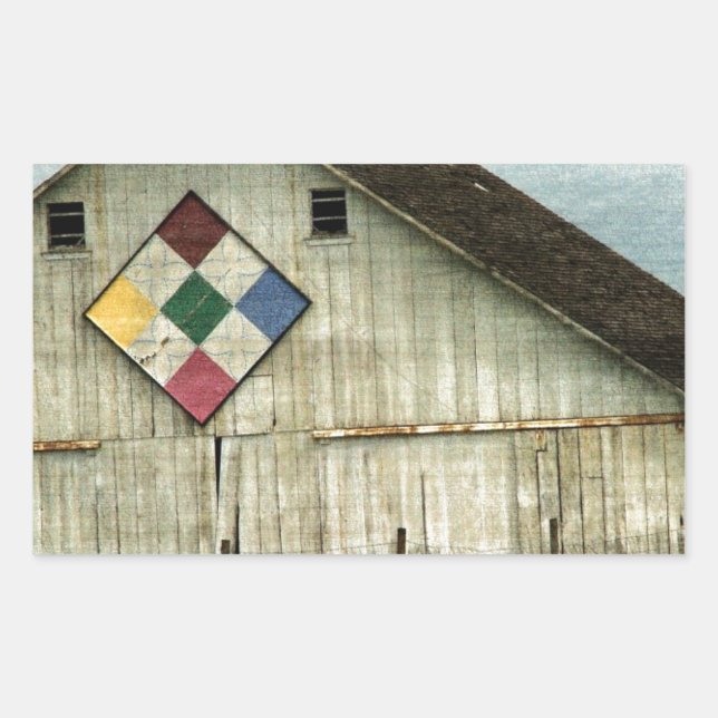 Adesivo Retangular Um Barn Que Era Uma Vez (Frente)
