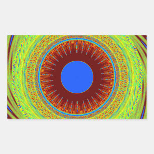 Adesivo Retangular Um dia agradável e uma noite melhor