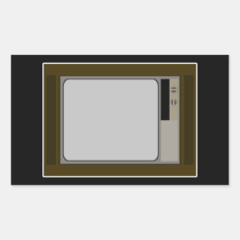 Adesivo Retangular Um pouco dos anos 60.