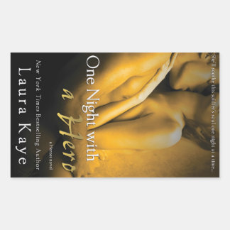 Adesivo Retangular Uma noite com um herói por Laura Kaye