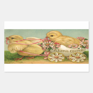Adesivo Retangular Uma páscoa alegre