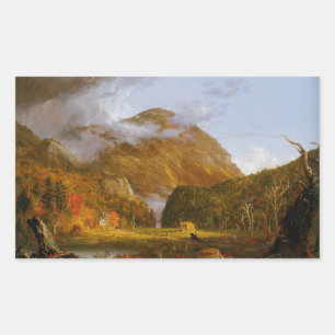 Adesivo Retangular Uma visão do Passado das Montanhas