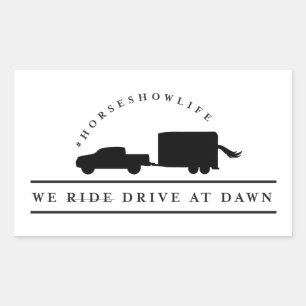 Adesivo Retangular Unidade no Dawn Sticker