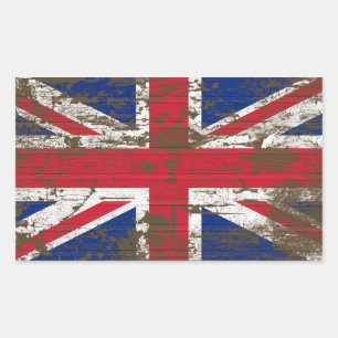 Adesivo Retangular Union Jack