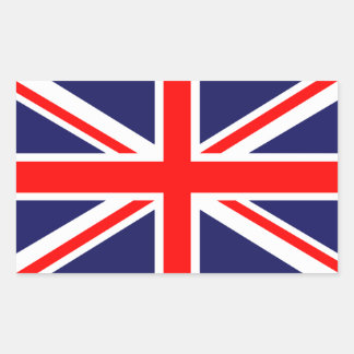 Adesivo Retangular Union Jack - Bandeira do Reino Unido