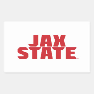 Adesivo Retangular Universidade Estadual de Jacksonville JAX STATE Bo