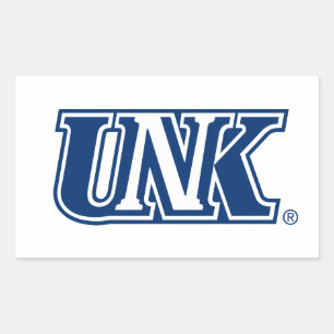 Adesivo Retangular UNK Universidade de Nebraska em Kearney