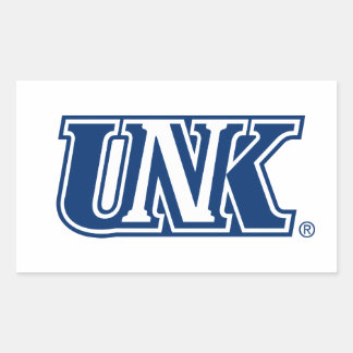 Adesivo Retangular UNK| Universidade de Nebraska em Kearney