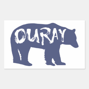 Adesivo Retangular Uray Bear