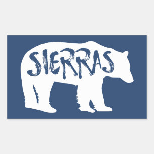 Adesivo Retangular Urso Sierras