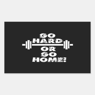 Adesivo Retangular Vai o duro ou vai em casa