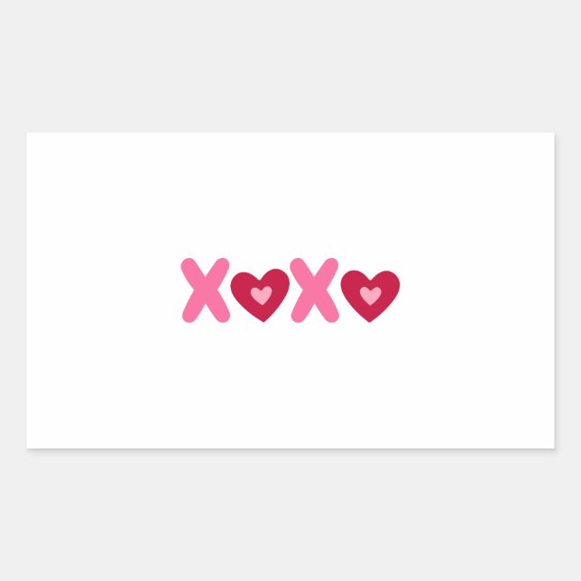 Adesivo Retangular Valentine's Day (Frente)