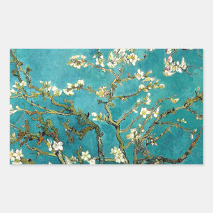Adesivo Retangular Van Gogh Almond Blossoms Impressionismo Clássico