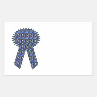 Adesivo Retangular Vencedor do sucesso da FAIXA AZUL SPARKLE a preço
