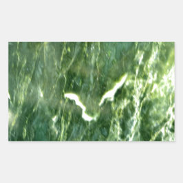 Adesivo Retangular Verde Verde Alpi Marble