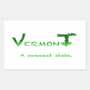 Adesivo Retangular Vermont Sweeet