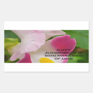 ADESIVO RETANGULAR VESTIDO PARA FILHAS DIA