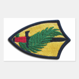 Adesivo Retangular Veteranos do Comando Central do Exército CENTCOM
