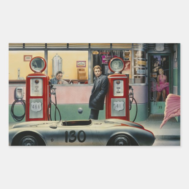 Adesivo Retangular Via de Destino (Frente)