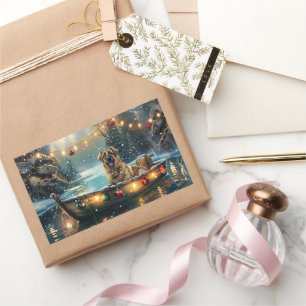 Adesivo Retangular Viagem Festiva do Pastor Anatólia